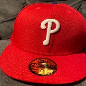 Philadelphia Phillies fitted baseball hat sz 7 5/8